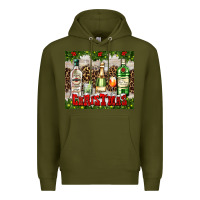 Army Green christmas cocktail party Premium Hoodie - AdoDesignShop