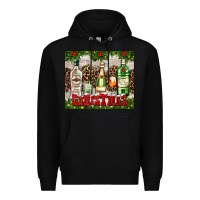 Black christmas cocktail party Premium Hoodie - AdoDesignShop