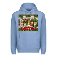 Colony Blue christmas cocktail party Premium Hoodie - AdoDesignShop