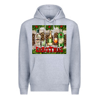 Heather Grey christmas cocktail party Premium Hoodie - AdoDesignShop