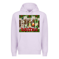 Lilac christmas cocktail party Premium Hoodie - AdoDesignShop