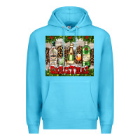 Ocean Blue christmas cocktail party Premium Hoodie - AdoDesignShop