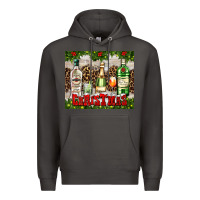 Smoke christmas cocktail party Premium Hoodie - AdoDesignShop