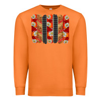 Carrot ladybug brushstrokes Premium Sweatshirt - BarkalooDesign