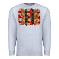 Heather Grey ladybug brushstrokes Premium Sweatshirt - BarkalooDesign