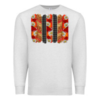 Oatmeal Heather ladybug brushstrokes Premium Sweatshirt - BarkalooDesign