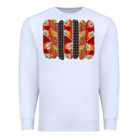 White ladybug brushstrokes Premium Sweatshirt - BarkalooDesign