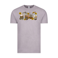 Vintage Zinc skeleton hands coffee cups Vintage Tee - texasbilliewilder