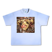 Grape Ice leopard cow Urban Heavy Tee - Zillion Design Studio