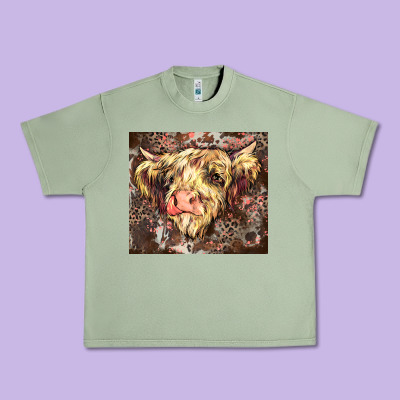 Urban Heavy Tee leopard cow