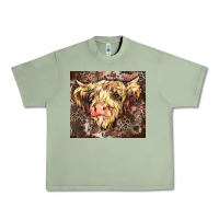 Oil Green leopard cow Urban Heavy Tee - Zillion Design Studio