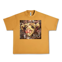 Peanut Butter leopard cow Urban Heavy Tee - Zillion Design Studio