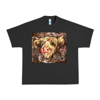Pigment Black leopard cow Urban Heavy Tee - Zillion Design Studio
