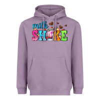 Lavender milk shake with chocolate heart Heavyweight Hoodie - AdoDesignShop