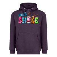 Plum milk shake with chocolate heart Heavyweight Hoodie - AdoDesignShop