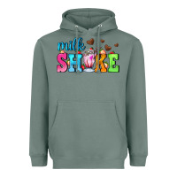 Sage milk shake with chocolate heart Heavyweight Hoodie - AdoDesignShop