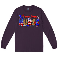 Plum American nurse Long Sleeve Tee - Zillion Design Studio