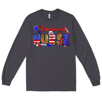 Smoke American nurse Long Sleeve Tee - Zillion Design Studio