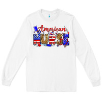 White American nurse Long Sleeve Tee - Zillion Design Studio