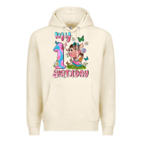 My 1 St Birthday With Little Cute Cow Premium Hoodie | Teevron