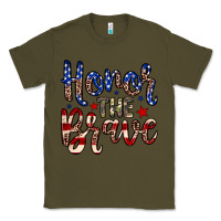 Army Green Honor the brave Classic Tee - Neo Western