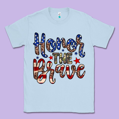 Honor The Brave Classic Tee Designed By Neo Western