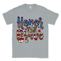 Heather Grey Honor the brave Classic Tee - Neo Western