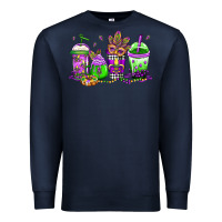 Navy mardi gras coffee Premium Sweatshirt - Jasminsmagicworld