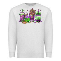 Oatmeal Heather mardi gras coffee Premium Sweatshirt - Jasminsmagicworld