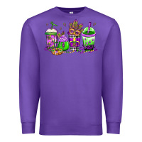 Purple mardi gras coffee Premium Sweatshirt - Jasminsmagicworld
