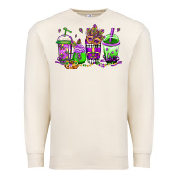 Sandshell mardi gras coffee Premium Sweatshirt - Jasminsmagicworld