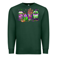 Sports Green mardi gras coffee Premium Sweatshirt - Jasminsmagicworld
