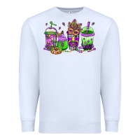 White mardi gras coffee Premium Sweatshirt - Jasminsmagicworld