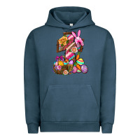 Pigment Midnight Navy He Is Risen Urban Hoodie - BundleAndBundleShop