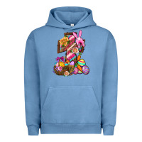 Pigment Pebble Blue He Is Risen Urban Hoodie - BundleAndBundleShop