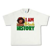 Pistachio i am black history with afro black girl Urban Heavy Tee - texasbilliewilder