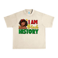 Sandshell i am black history with afro black girl Urban Heavy Tee - texasbilliewilder