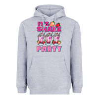 Heather Grey its shake party with milkshake Heavyweight Hoodie - AdoDesignShop