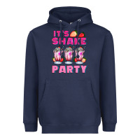 Navy its shake party with milkshake Heavyweight Hoodie - AdoDesignShop