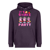 Plum its shake party with milkshake Heavyweight Hoodie - AdoDesignShop