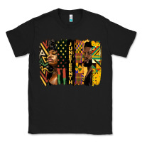 Black juneteenth brush stroke Classic Tee - HRA Design Shop
