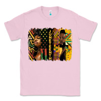 Bubblegum Pink juneteenth brush stroke Classic Tee - HRA Design Shop