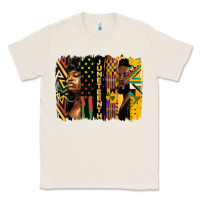 Natural juneteenth brush stroke Classic Tee - HRA Design Shop
