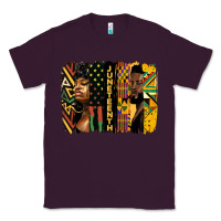 Plum juneteenth brush stroke Classic Tee - HRA Design Shop