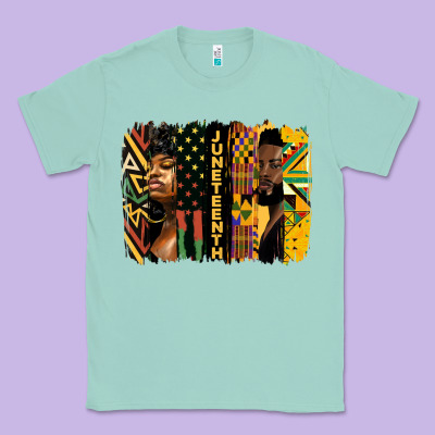 Juneteenth Brush Stroke Classic Tee Designed By Hra Design Shop