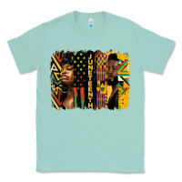 Seafoam juneteenth brush stroke Classic Tee - HRA Design Shop