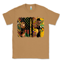 Toasted Coconut juneteenth brush stroke Classic Tee - HRA Design Shop