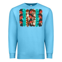 Ocean Blue ladybug brushstrokes  2 Premium Sweatshirt - BarkalooDesign