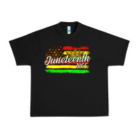 Black juneteenth 1865 with crown flag Urban Heavy Tee - texasbilliewilder
