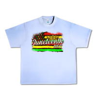 Grape Ice juneteenth 1865 with crown flag Urban Heavy Tee - texasbilliewilder